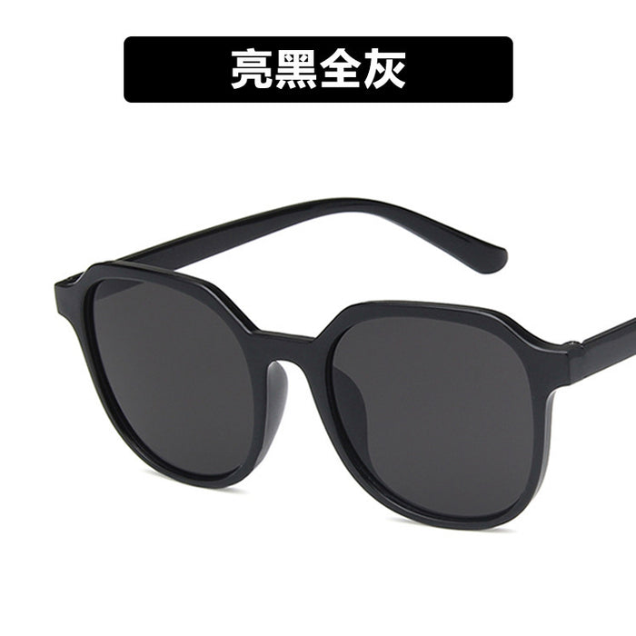 Wholesale Irregular polygon large frame flat lens retro flat lens frame