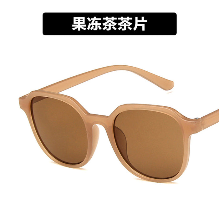 Wholesale Irregular polygon large frame flat lens retro flat lens frame