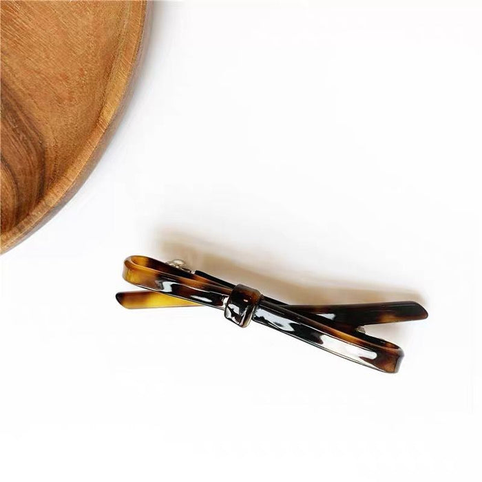 Wholesale Bow Hairpin Acetic Acid Hairpin Back Head Clip Hair Accessories