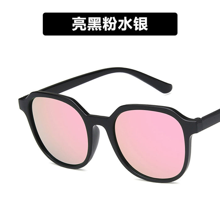 Wholesale Irregular polygon large frame flat lens retro flat lens frame