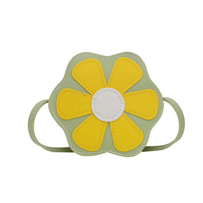 Wholesale Children's small bag stylish and cute mini flower shaped crossbody bag baby coin purse