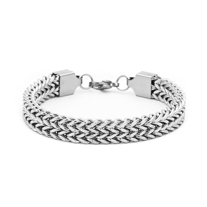 Wholesale Titanium Steel Double Row Single Row Bracelet JDC-BT-WeiWan001