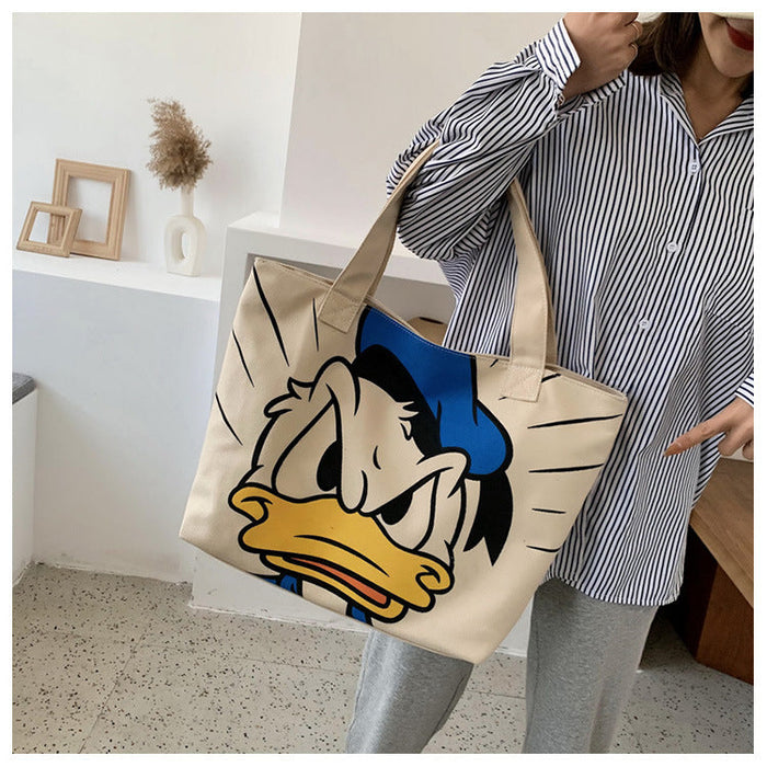 Wholesale Cartoon Canvas Tote Bag JDC-HB-ZeTeng001