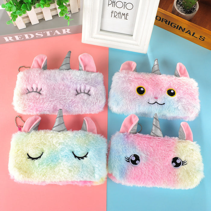 Wholesale Plush Cartoon Pencil Bag JDC-PB-RJ001