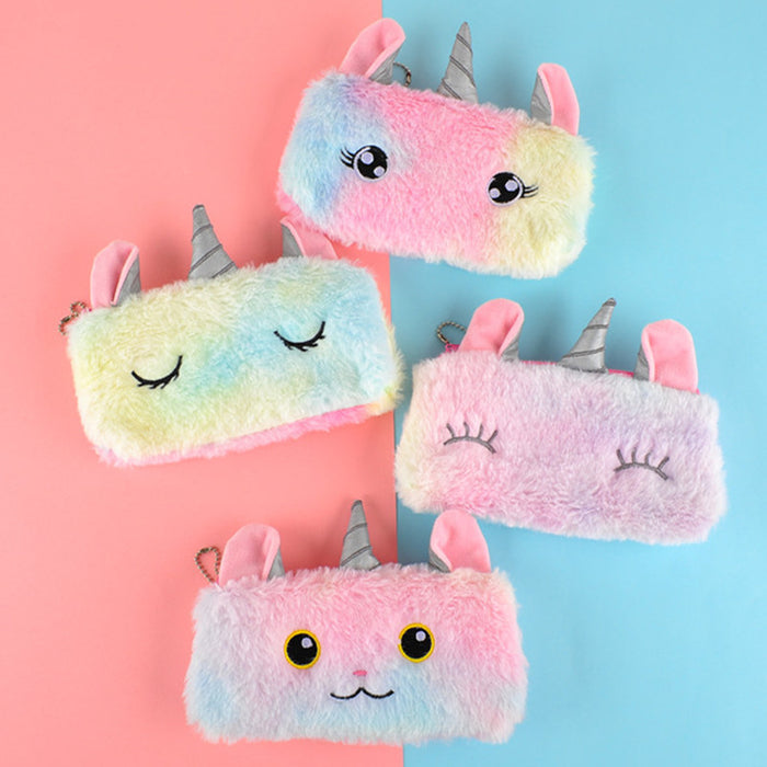 Wholesale Plush Cartoon Pencil Bag JDC-PB-RJ001