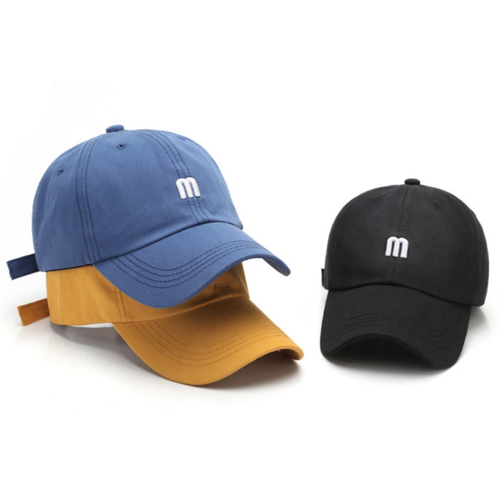 Wholesale M Letter Embroidery Versatile Soft Top Visor Baseball Cap JDC-FH-TuL044