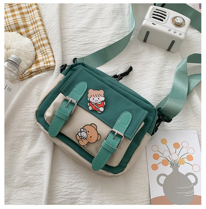 Wholesale Fashion texture goddess messenger bag sisters style a pair of handbags cute