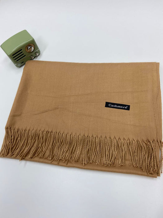 Wholesale Monochrome Imitation Cashmere Scarf Men's and Women's Cold Proof Warm Tassel Shawl Student Dual-use Long Style JDC-SF-GJ004