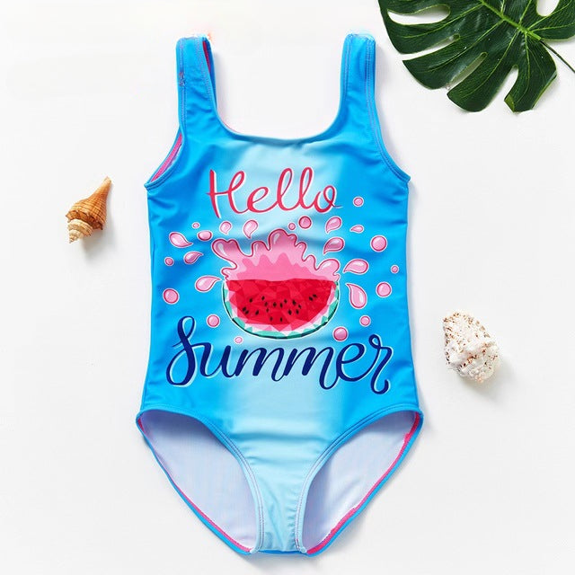 Wholesale Polyester Printed Children's Swimwear JDC-SW-DaAi008