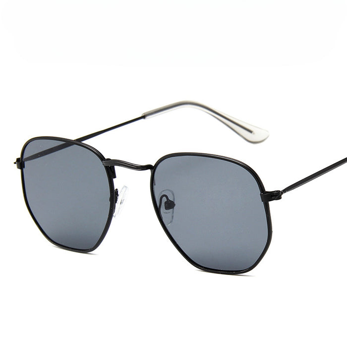 Wholesale Metal Frame Polygonal PC Sunglasses JDC-SG-MaN019