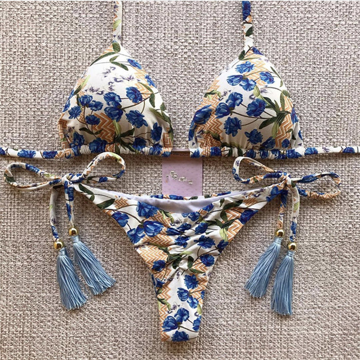 Wholesale Split Print Sexy Bikini Swimsuits (F) JDC-SW-HongSheng002