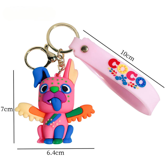 Wholesale Cartoon Silicone Doll Keychain JDC-KC-QiChao033