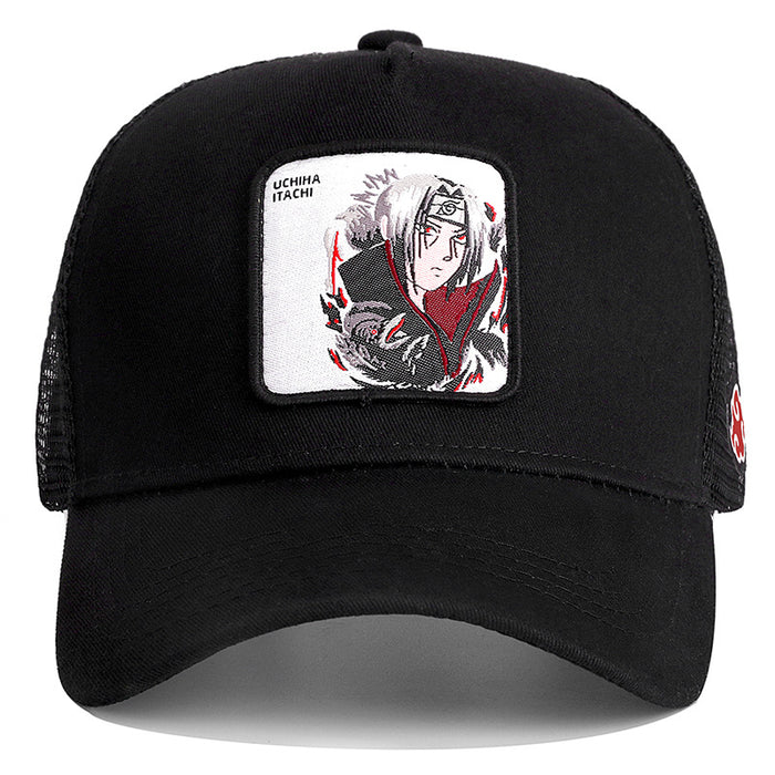 Wholesale In stock high version Naruto anime mesh cap cartoon mesh cap men and women Baseball Cap fashion hip hop