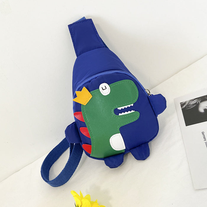 Wholesale Popular Cartoon Cute Children's Chest Bag Small Dinosaur Nylon Cloth Kindergarten Baby Crossbody Bag JDC-SD-TMS001