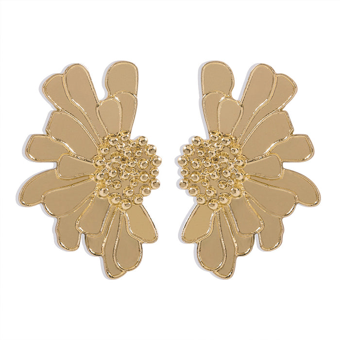 Wholesale Alloy Flower Earrings JDC-ES-QianDi022