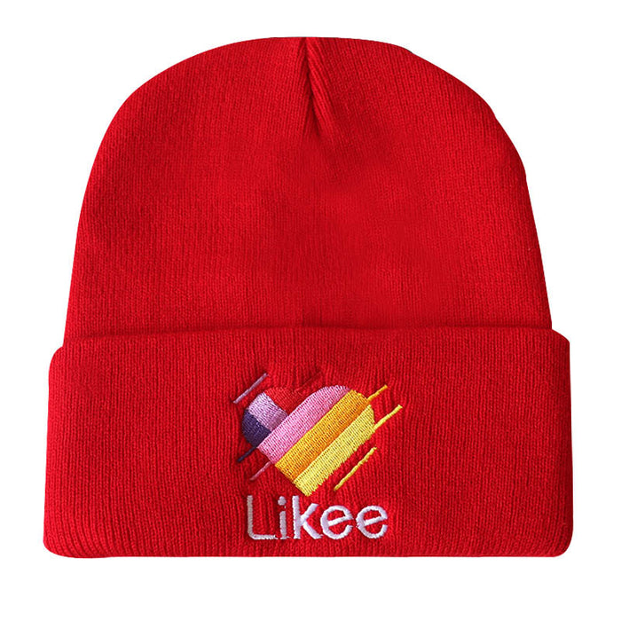 Wholesale Alphabet Embroidery Acrylic Knitted Beanie Hat JDC-FH-LvH020