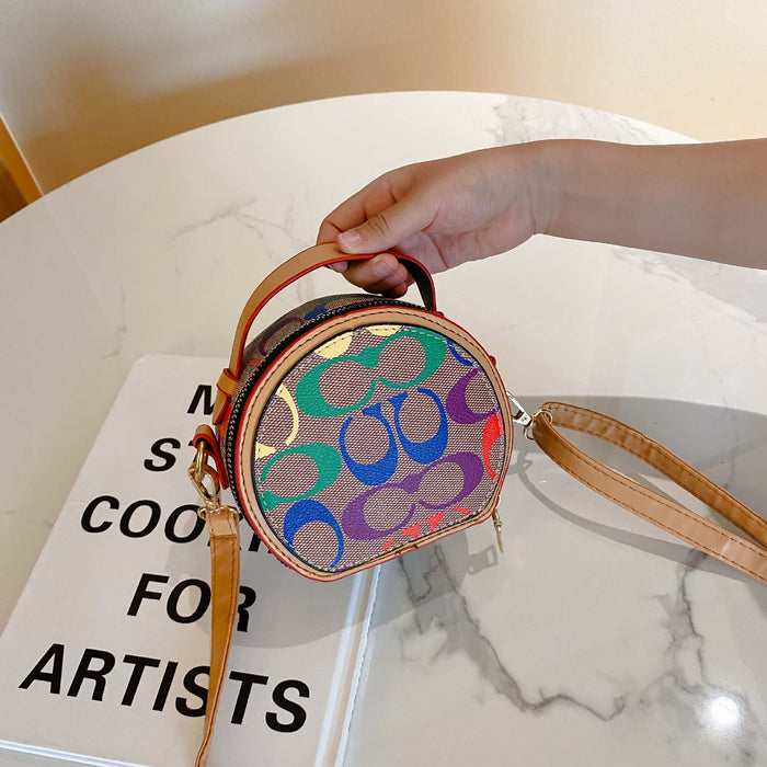 Wholesale Personalized Letter Small Handheld and Crossbody Bag Baby Accessory Round Bag