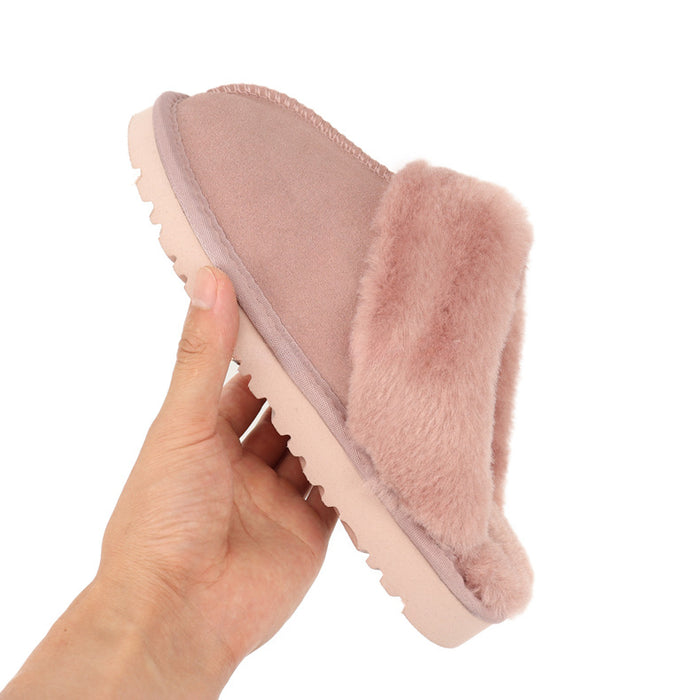 Wholesale Plush Cotton Slippers (F) JDC-SP-KLA001