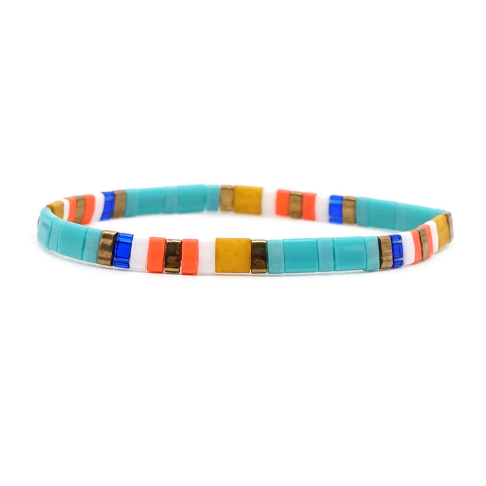 Wholesale Bohemian Multilayer Glass Bracelet