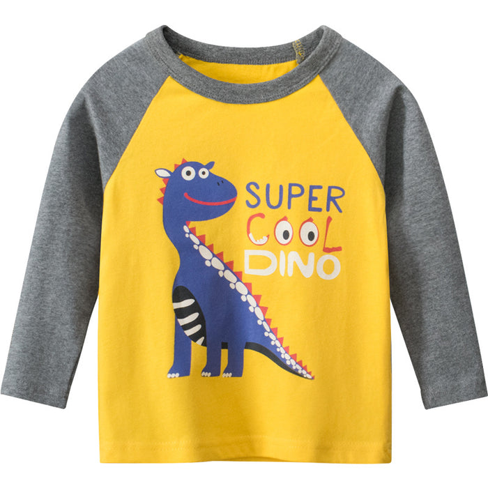 Wholesale Children's Clothing Boys' Base Shirts Children's Long Sleeved T-shirts JDC-CTS-SXZB004