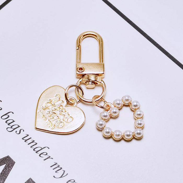 Wholesale Love Pearl Shell Keychain Wedding Gift Bag Charm Fashion Accessory MOQ≥2