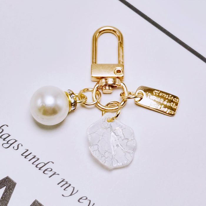 Wholesale Love Pearl Shell Keychain Wedding Gift Bag Charm Fashion Accessory MOQ≥2