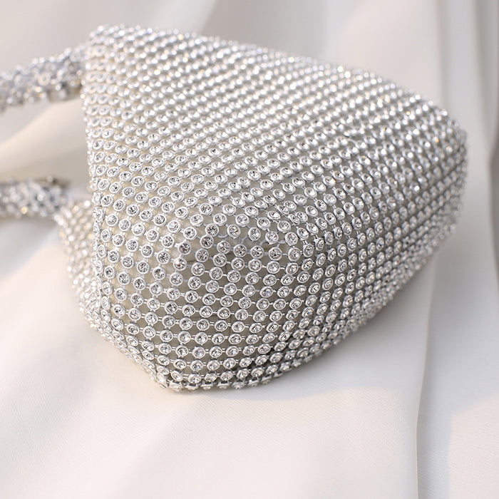 Wholesale Handmade Rhinestone Evening Bag, Hand-held Banquet Bag JDC-HB-MM005