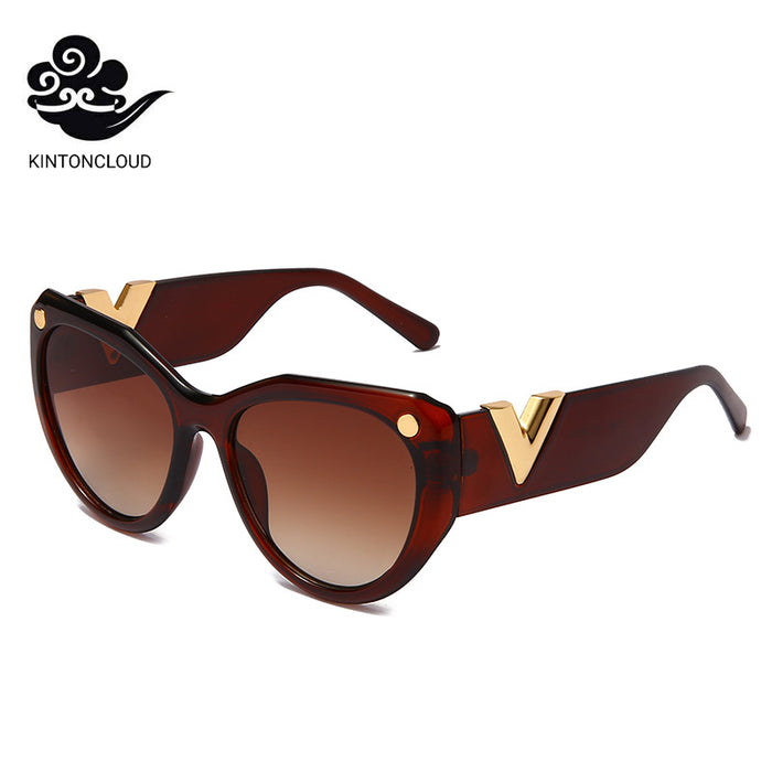 Wholesale PC large frame leopard print sunglasses JDC-SG-HNB006