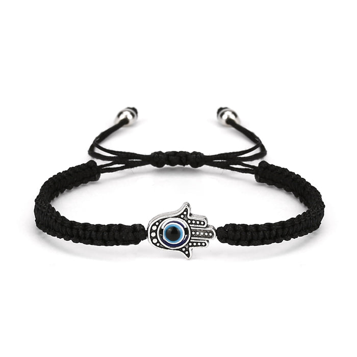 Wholesale  Blue Eye Evil Eye Red String Bracelet Versatile  Geometric Elements