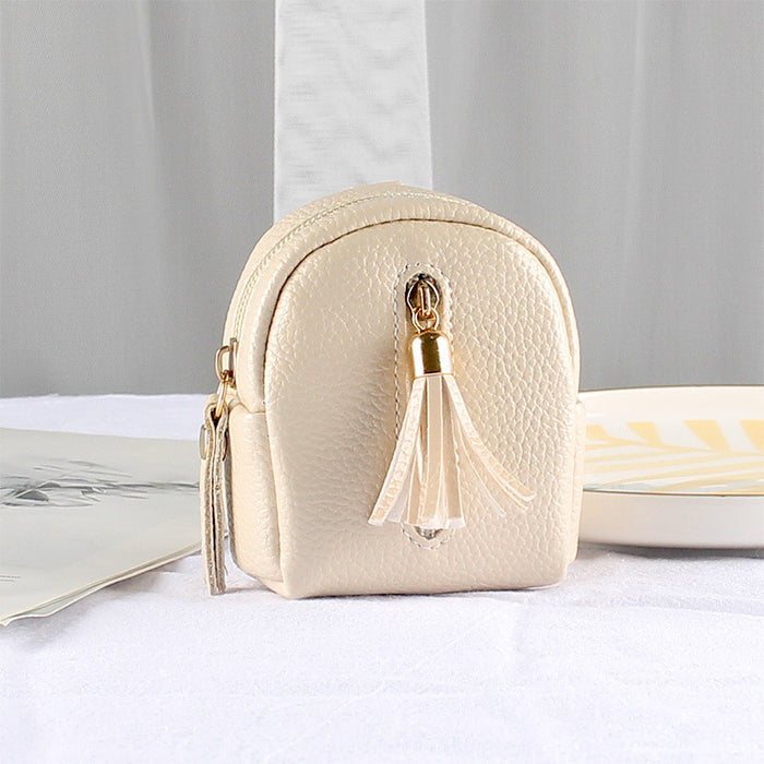 Wholesale Mini Coin Purse Women's Handheld Cute Double Zipper Multi-layer Card Holder Integrated Compact Wallet For Girls