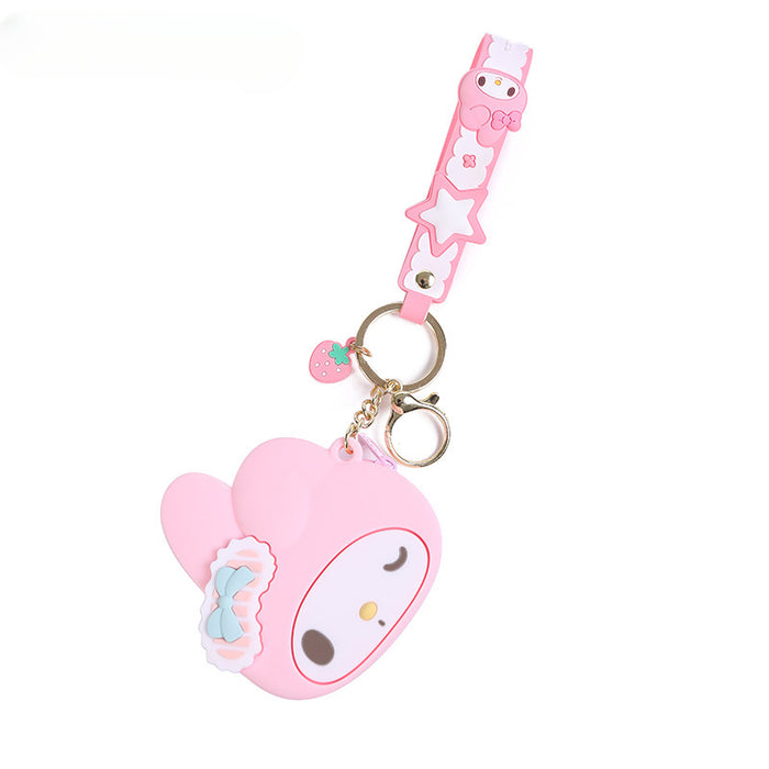 Wholesale Cartoon Mini Silicone Coin Purse Keychain (S) JDC-KC-TaoTa001