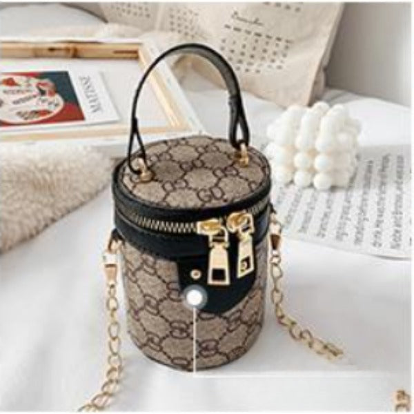 Wholesale PU Children's Chain Crossbody Bucket Bags JDC-SD-ShengT001