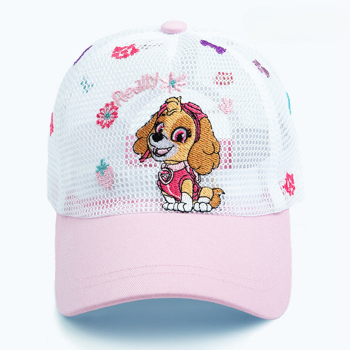 Wholesale Cotton Children's Adjustable Cartoon Breathable Mesh Baseball Cap JDC-FH-KaiTong001