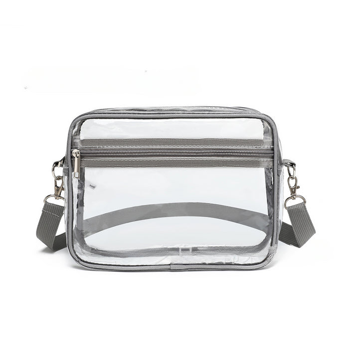 Wholesale PVC Waterproof Transparent Messenger Bag JDC-SD-HanDuo002