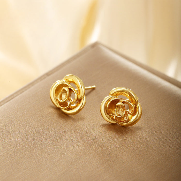 Wholesale Fairy Style Plant Flowers Retro Simple Temperament Design Earrings JDC-ES-XP004