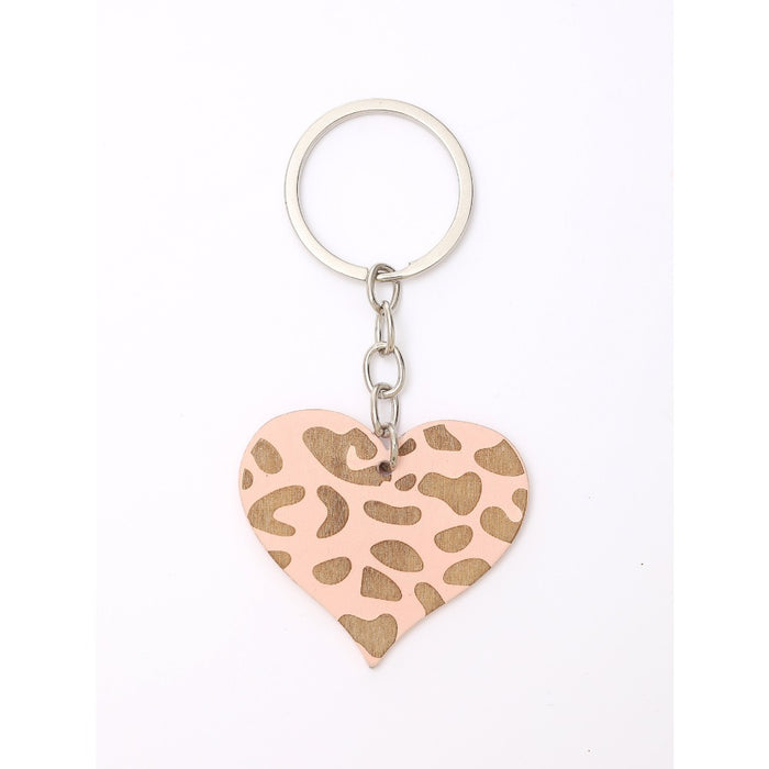 Wholesale Western Style Wooden Keychain JDC-KC-YiTian002