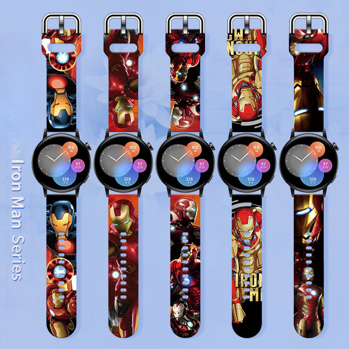 Wholesale Printed Tpu Watch Strap Wrist Strap JDC-WD-NuoQi077