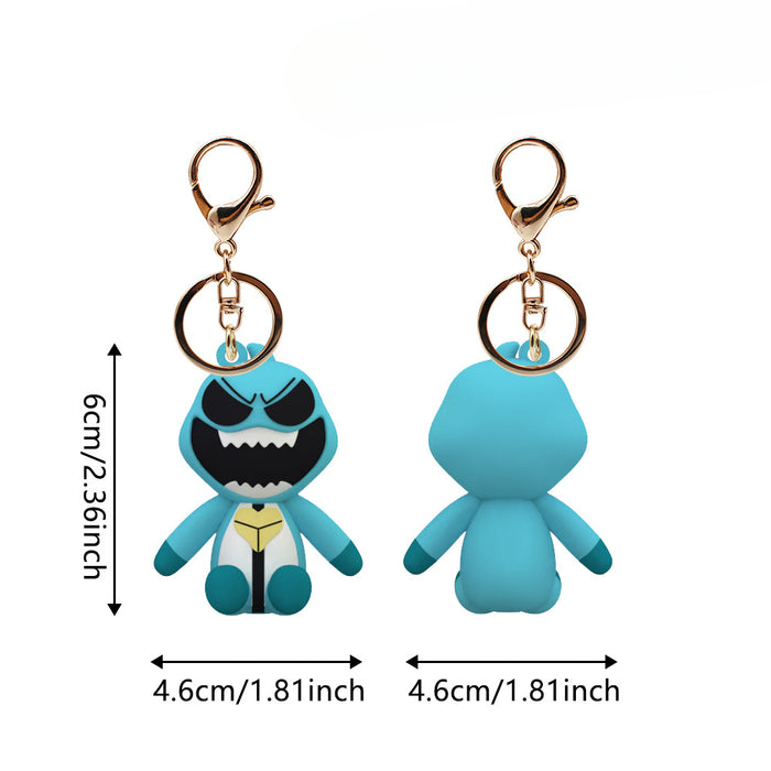 Wholesale Horror Cartoon Anime Silicone Keychains JDC-KC-HaoAn012