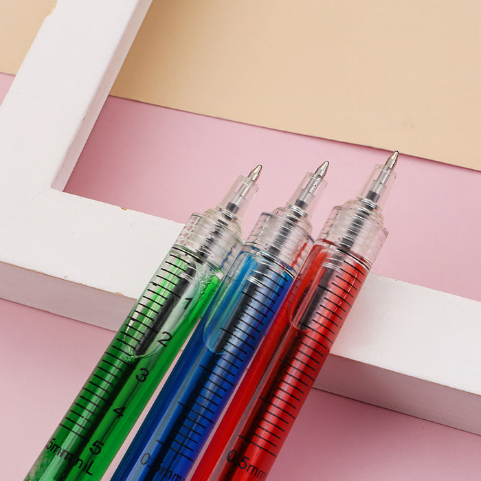 Wholesale Creative Plastic Needle Tube Shaped Ballpoint Pen Office/cultural/ballpoint Pens/highlighters/permanent Markers/fineliner Pens