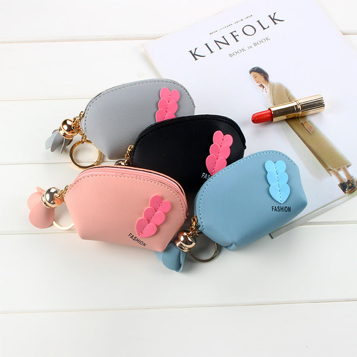 Wholesale Small wallet women's simple mini cute women's hand coin multi-function card holder pendant coin purse