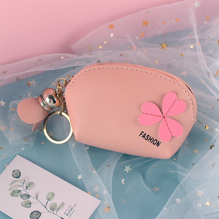 Wholesale Small wallet women's simple mini cute women's hand coin multi-function card holder pendant coin purse