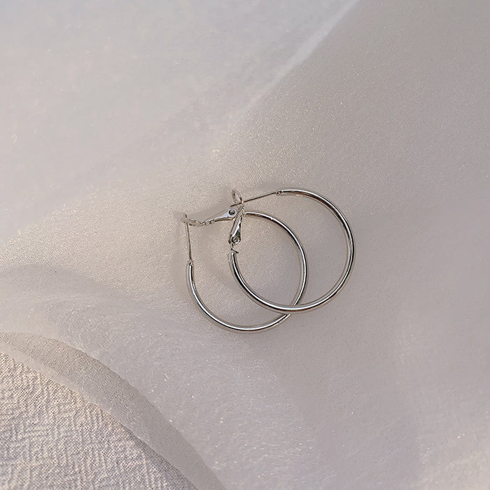 Wholesale Exaggerated large circle earrings, simple earrings, personalized, trendy and fashionable earrings