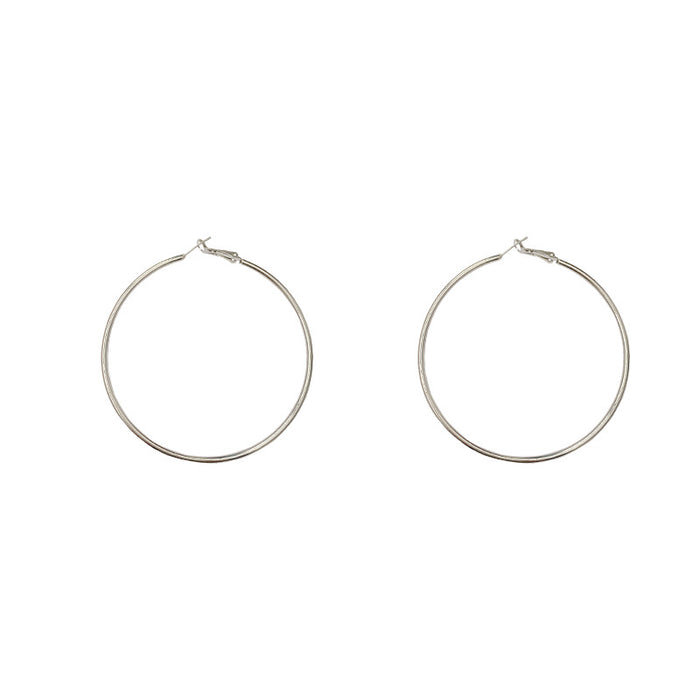 Wholesale Exaggerated large circle earrings, simple earrings, personalized, trendy and fashionable earrings