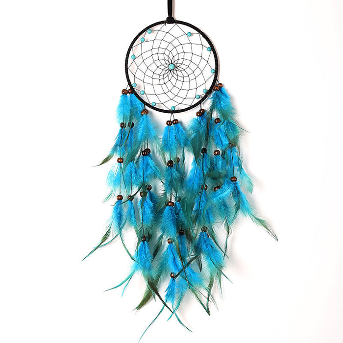 Wholesale feather tassels dream net  JDC-DC-MYu001