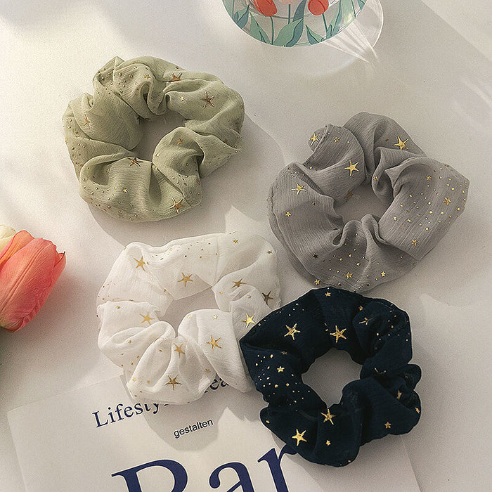 Wholesale 5pcs Hairbands and headpieces with simple star shaped headbands, tied with hair tie fabric and floral headbands