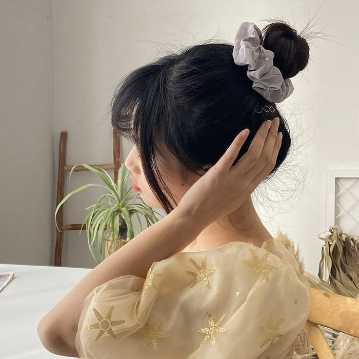 Wholesale 5pcs Hairbands and headpieces with simple star shaped headbands, tied with hair tie fabric and floral headbands