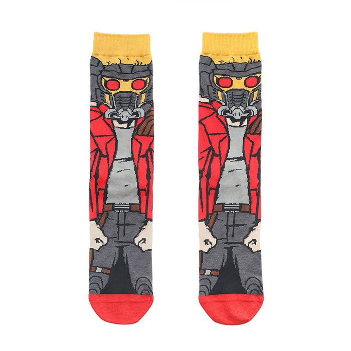 Wholesale Cotton Cartoon Socks (F) JDC-SK-HuiHe034