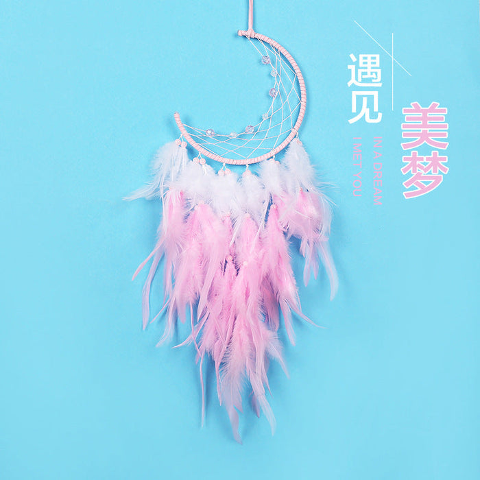 Wholesale feather tassels dream net  JDC-DC-MYu002