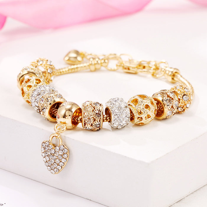 Wholesale DIY Alloy Large Hole Bead Bracelet JDC-BT-WeiY021