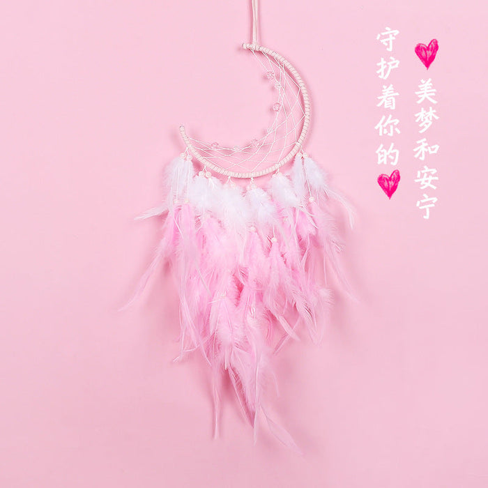 Wholesale feather tassels dream net  JDC-DC-MYu002